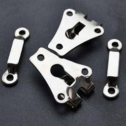 M Fabrics Stainless Steel Pant Trouser Hook - (Hand Sewing - 2 Part (Set of 20))-image-25