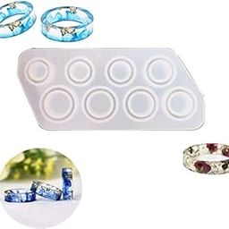 URBAN BOX Silicone Ring Mold,15mm/16mm/17mm /18mm/19mm/20mm/21mm/22mm Ring Jewelry Ring Casting Mold for Liquid Clay Production, Resin Epoxy Resin, Jewelry Making for DIY Lovers(9)-image-12