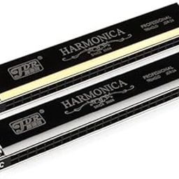 Ketostics® JDR MOUTH ORGAN/HARMONICA 24 HOLES (KEY OF C) Silver FOR MUSIC LOVERS-image-92