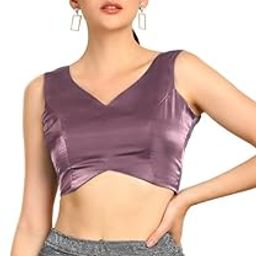 soch Womens V-Neck Tissue Princess Line Padded Sleeveless Blouse-picture-40