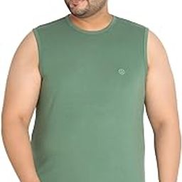 CHKOKKO Tank Tops Sleeveless T-Shirt for Men Gym Wear Vest Solid Stylish Round Neck Running Sando for Sports Workout Fitness & Casual or Beach Wear-image-89