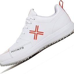 Payntr Men White Cricket Shoes - 7 UK-image-78