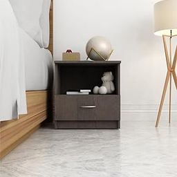 SIVOM Lita Multipurpose Side Table Engineered Wood Bedside Table (Finish Color - Dark Wenge, Knock Down)-image-13