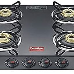 Prestige Marvel Plus 4 Burner GTM 04 SQ Glasstop Gas Stove|Superior Toughened Glass|Jumbo Brass Burner|360 Degree Revolving Nozzle|Spill Proof Design|5 Years Warranty on Glass|Black-image-40