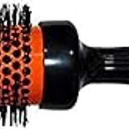 Mr. Barber Professional Round Hair Brush with Boar Bristles, Thermal Ceramic & Ionic Technology, Anti-Static for Blow Drying, Curling, and Straightening (43mm, Black & Orange)-15