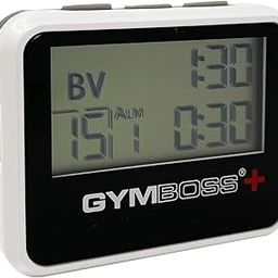 Gymboss Plus Interval Timer and Stopwatch - White/Black Hardcoat-46