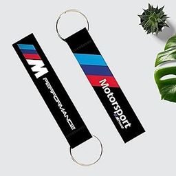 New Laser Tech 1 Pcs Motorsport Lanyard keychain Holder Compatible For All Bikes Car Key Holder Tag Multicolor (6 x 1 Inches)-17