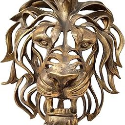 bnf® Resin Animal Lion Head Wall Art Crafts Hanging Decoration for Outdoor Indoor|Home & Garden | Yard, Garden & Outdoor Living |Statues & Lawn Ornaments|1 Wall Art Craft-image-46