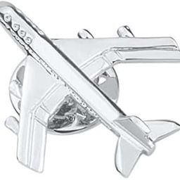 ™ 3xMens Fashion Silver Airplane Button Collar Clip Brooch Pin Jewelry Gift | Pins & Brooches | Fashion Jewelry-image-45