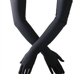 Mohan Retail Nylon Arm Sleeve For Women (Free, Black)-image-16