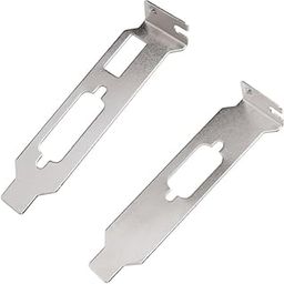 Low Profile Half Height Slot Bracket for HDMI, VGA, and DVI – Compatible with ATI and Nvidia Video Graphics Cards-30
