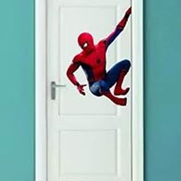 Kaushiki Spiderman Hanging Door Wall Sticker for Living Room, Bedroom, Children's Room Wall Sticker Multicolor Size- 66 cm X 41 cm Wall Desg- 06-image-55