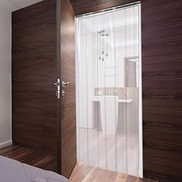 Stylista Transparent AC Curtain - (4.5 FT x10 FT) Or (54 in x 120 in), 0.30mm Thickness || Eyelet Rings-image-8
