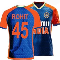 Sports India World Cup Cricket Team T Shirt Jersey for (Kid's, Boy's & Mens) L1020-image-86