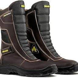 ORAZO IBIS TRAIL - Water-Resistant - CE Certified - EN13634:2017 - Level 2,2,2,1 - Bike Riding Boots (Cocoa, 8)-picture-35