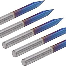 V Bit Cutter, CNC Router High Quality Tungsten Steel Material V-shaped Design for Aluminum-image-27