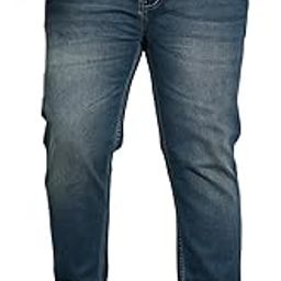 bigbanana Plus Size Men's Regular Fit Washed Jeans-picture-16