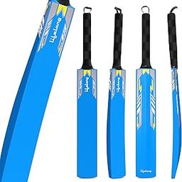 Lifelong Kids Wooden Cricket Bat | Lightweight & Easy to Swing | Durable Poplar Wood | Non-Toxic Colors | Soft Rubber Grip for Comfort | Perfect for Boys & Girls Learning Cricket (Blue, Size 3)-image-7