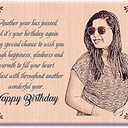 Personalized Wooden Engraved Photo Frame - Best Birthday Gifts (7x5 Inches, Wood), Tabletop Rectangular-image-20
