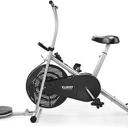 Klikfit Air Bike Exercise Cycle Indoor Stationary for Home Gym Cardio Full Body Weight Loss Workout| Adjustable Seat With Twister Plate (3F)- Free Installation Support via vedio or vedio call-image-41