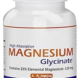 Arogyam Ayurvedm Magnesium Glycinate Veg Capsules-Healthy Muscles, Nerves & Better Sleep- 60 Capsules-image-77