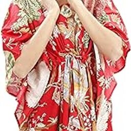 Shri Ganesh Impex Maxi Kaftan for Women, Pure Cotton Nighty, Loungewear Kaftan | Hand Block Printed Wome0n Nighty | Free Size-image-14