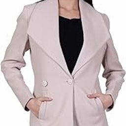 Women Formal Wear Collared Neck Full Sleeve Coat/Blazer-44