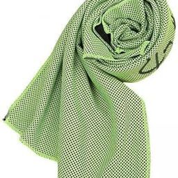 CALANDIS™ 2xSweat Towel 30x90cm Instant Cooling Relief Ice Towel for Running Workout Gym Green | Gym Towels | Fitness Equipment & Gear | Fitness Running & Yoga-image-2