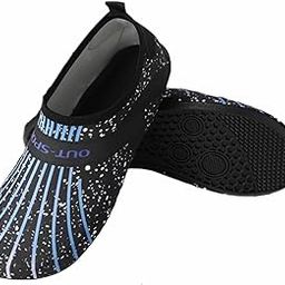 Water Shoes for Womens Mens Adults,Quick-Dry Barefoot Beach Shoes,Slip-on Swim Water Socks Exercise Water Shoes Snorkeling Shoes for Swimming Surfing Kayaking Beach Walking Yoga gym-image-35
