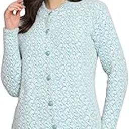 Women's Winterwear Woolen Long Coat Sweater Cardigans-image-2