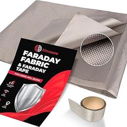 Faraday Fabric & Tape — Military Grade DIY Faraday Bags — 5G, EMP & EMF Protection — EMF Blocker & WiFi Jammer-image-61