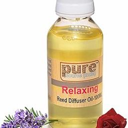 Pure Source India Aroma Reed Diffuser Refill Oil 100ML, And 8 Pcs Reed Stick, Relaxing-1