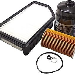GOPINATH AUTOLINK Car engine oil filter+air filter+diesel filter set of 3pcs compatible with varna fluidic diesel-2