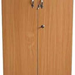 Singar Furniture Wood Double Door Wardrobe 3 Feet (Teak FinishTextured)-picture-25