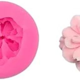 Skytail Rose Peony Flower Silicone Candle Mould for Chocolate Fondant Candy Cake Decoration Cupcake Topper Jelly Dessert Wax Melts Soap Bath Bomb Floral Carnation Resin Craft Jewelry Mold-image-38