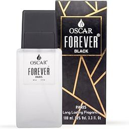 Oscar Forever Paris Black | Long Lasting Perfume for Men | Woody Aromatic Fragrance| Notes of Amber, White Musk | 100ml | Original Forever Paris Perfume-picture-1