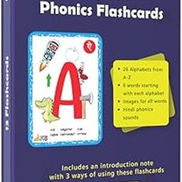 Phonics/Alphabet (ABC) Flashcards for 2 to 4 Year Old Kids (Kindergarten/KG Kids) | My First Phonics Flashcards by Learning Dino | Interesting Activities to Learn A B C and Sounds-3