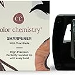 Color Chemistry Cosmetic Sharpener | 2-in-1 Double Barrel Cosmetic Pencil Sharpener for Kajal, Lip Crayon, Concealer and Eyebrow | German Blade for Precise Application-20