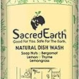 SacredEarth Natural Dish Wash Liquid with Soap Nuts, Lemon, Lemongrass, Thyme and Bergamot (500 ml)-picture-16