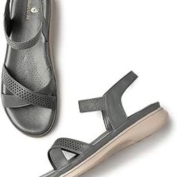 Women's Comfortable Slip on Casual Open Toe Flats Sandals-image-80