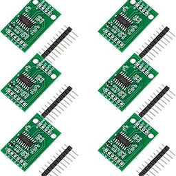 6PCS HX711 Load Cell Amplifier Module with 24-Bit Precision A/D Converter for Arduino/Raspberry Pi Dual-Channel Weighing Sensor Board Kit Compatible with Pressure Sensors-88