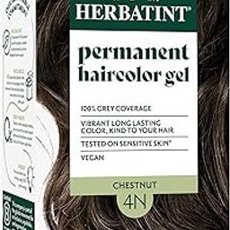 Herbatint Permanent Herbal Hair Color Gel (Chestnut, 4.56 Ounce)-image-1