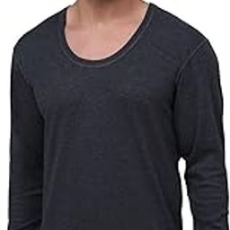 Solid Round Neck Full Sleeves Grey Thermal Top for Men | Full Sleeves Round Neck Thermal Top for Men | Mens Round Neck Thermal Top for Winter Wear (P_MTHR00003_ANTHRAMELANGE)-picture-47