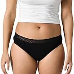 Lace Bikini Period Panty for Women & Girls - Leak Proof & Reusable Underwear - for Heavy Flow, Absorbs Up to 4 Pads - 12-24hrs Protection, Bamboo Fabric Panty-picture-37