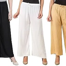 mixfit Premuim Rayon Palazzo for Women and Girls_(Pack of 3)-(Free Size)-picture-40