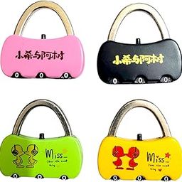 SHAKTISM Mini 3-Digit Combination Lock, Multicolour Metal Padlock for Bags and Luggage, Randome Design and olour Dispatched -1Pc-picture-19