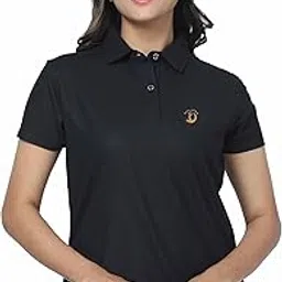 stellers Women's Premium Polo T-Shirt, Regular Fit | Odour Resistant | Wrinkle Free | Quick Dry | Stretchable | Lightweight | Breathable | Sustainable | Anti-Static | Feather Touch Feel-picture-20