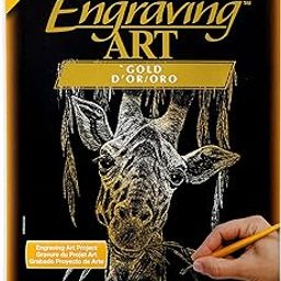 Royal and Langnickel Gold Engraving Art, Giraffe-picture-25