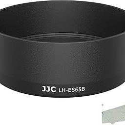 JJC LH-ES65B Lens Hood for Canon RF 50mm F1.8 STM on EOS R6 R5 RP R Camera, Reversible Lens Shade Replace Canon ES-65B Lens Hood, Compatible with 43mm Filters and 43mm Lens Cap-71