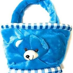 Teddy Face Bag for Kids Blue 35 cm - 35 cm (Multicolor)-image-61